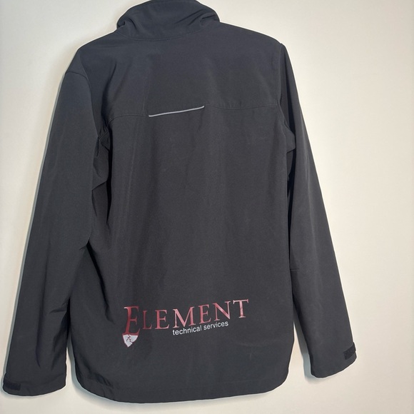 Helly Hansen Black Zip-Up Softshell Jacket with Reflective Trim - Picture 5 of 7